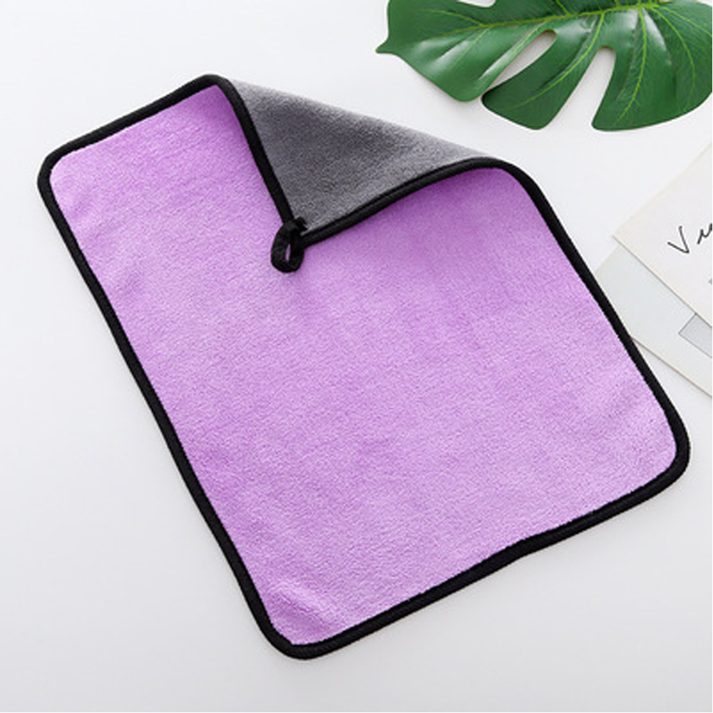 500GSM Super Absorption Car Wash Microfiber Towel Home Appliances Glass Cleaning Washing Clothes With High Density Coral Velvet