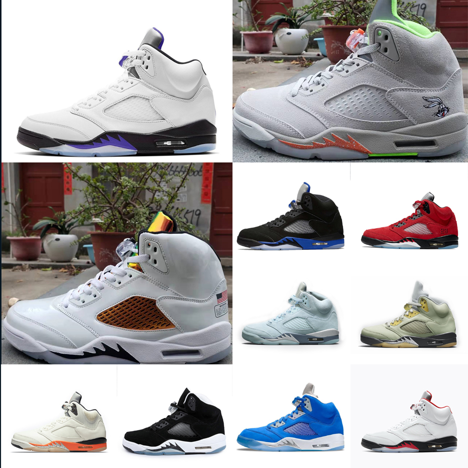 Retro mens jumpman 5s basketball shoes 5 v sneakers tennis White Purple Black Concords Hare Grey suede James lebron 19 xix boots with box, Stealth 2
Retro mens jumpman 5s basketball shoes 5 v sneakers tennis White Purple Black Concords Hare Grey suede James lebron 19 xix boots with box, Stealth 2