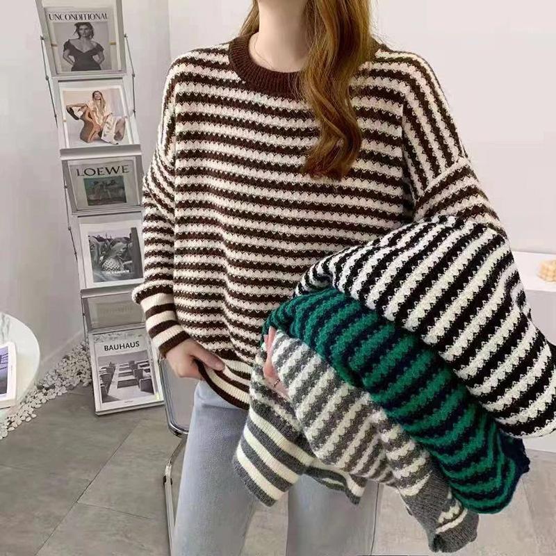 Women's Sweaters Knitting Sweater Jumper Tops Pullovers Casual Womens Long Sleeve All-match Elegant Clothing Pull Femme, Gray
Women's Sweaters Knitting Sweater Jumper Tops Pullovers Casual Womens Long Sleeve All-match Elegant Clothing Pull Femme, Gray
