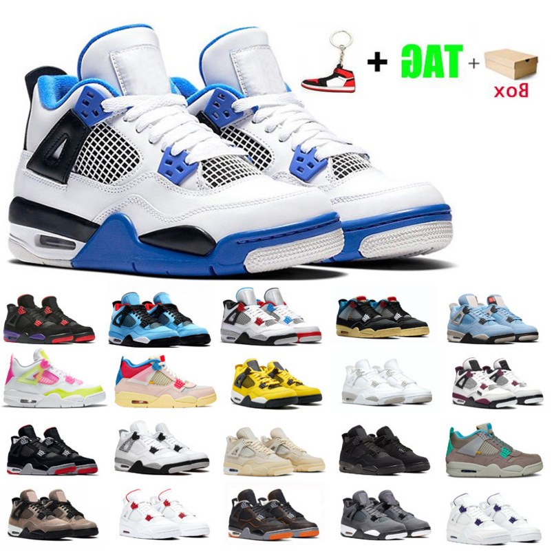 basketball shoes 4 Black Cat University Blue White Oreo Sail Brigade blues Motosports Bred Cool Grey Customize 4s what the jumpman men Sport, #24 orange metallic 36-47
basketball shoes 4 Black Cat University Blue White Oreo Sail Brigade blues Motosports Bred Cool Grey Customize 4s what the jumpman men Sport, #24 orange metallic 36-47