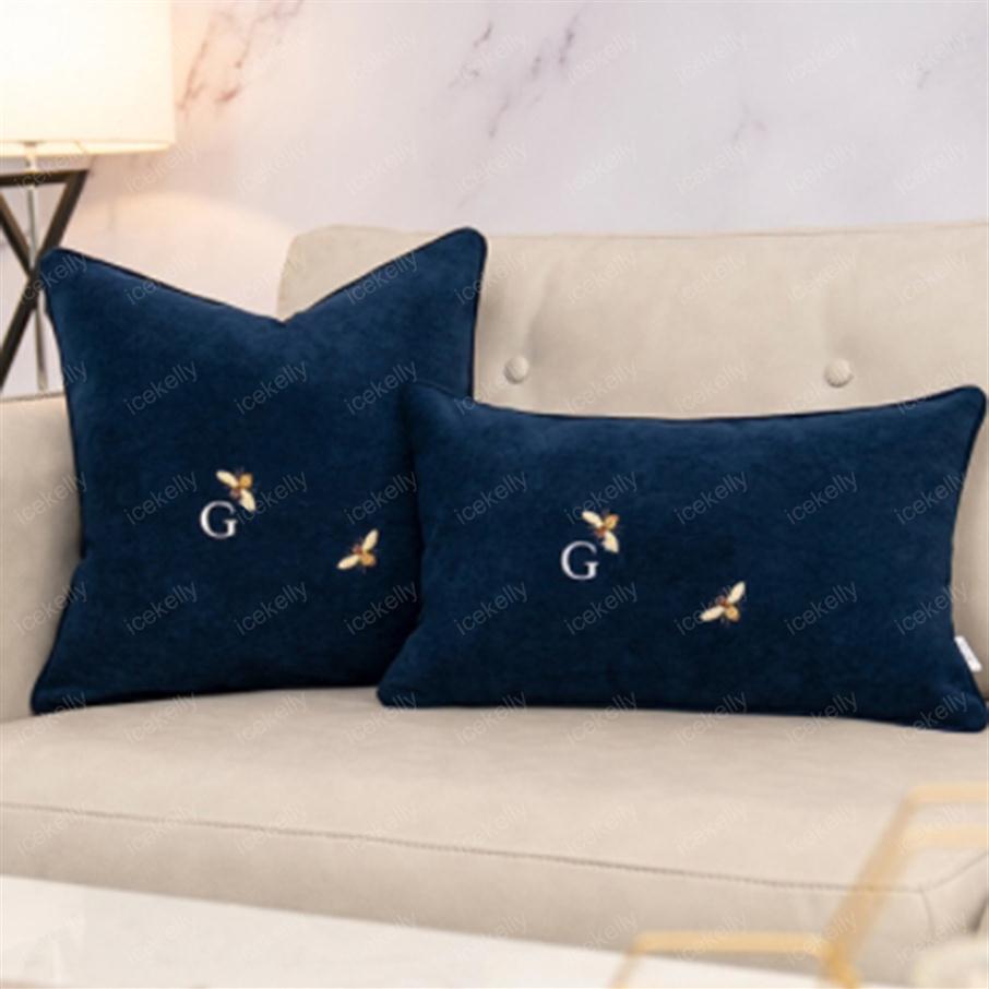 Designer Letter Fashion Luxury Square Cushion Decorative Pillow With G Luxurys Designers Bee Cushion Cotton Pillow Home Decor D211233i, Blue
Designer Letter Fashion Luxury Square Cushion Decorative Pillow With G Luxurys Designers Bee Cushion Cotton Pillow Home Decor D211233i, Blue
