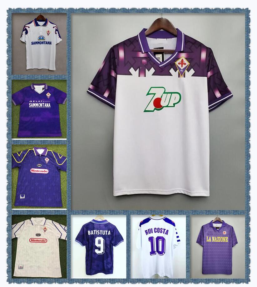 1991 1992 Fiorentinas Retro Soccer Jerseys 1993 1998 1999 EDMUNDO Football Shirts 89 90 91 92 93 94 95 96 97 98 99 00 Batistuta RUI COSTA Uniforms Vintage Maglia da calcio
1991 1992 Fiorentinas Retro Soccer Jerseys 1993 1998 1999 EDMUNDO Football Shirts 89 90 91 92 93 94 95 96 97 98 99 00 Batistuta RUI COSTA Uniforms Vintage Maglia da calcio