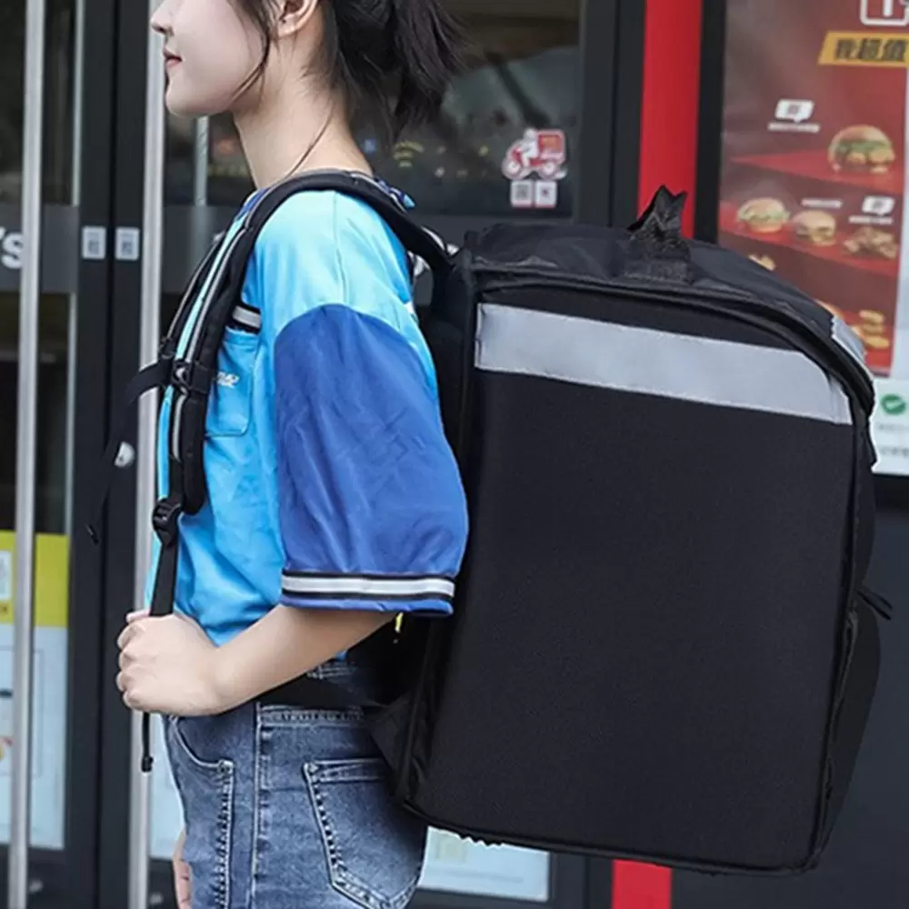Professional Bags 48 L Takeaway Backpack Type Insulation Delivery Pack Pizza Ice Bag Food Refrigerated Box Insulated Package Waterproof Suit