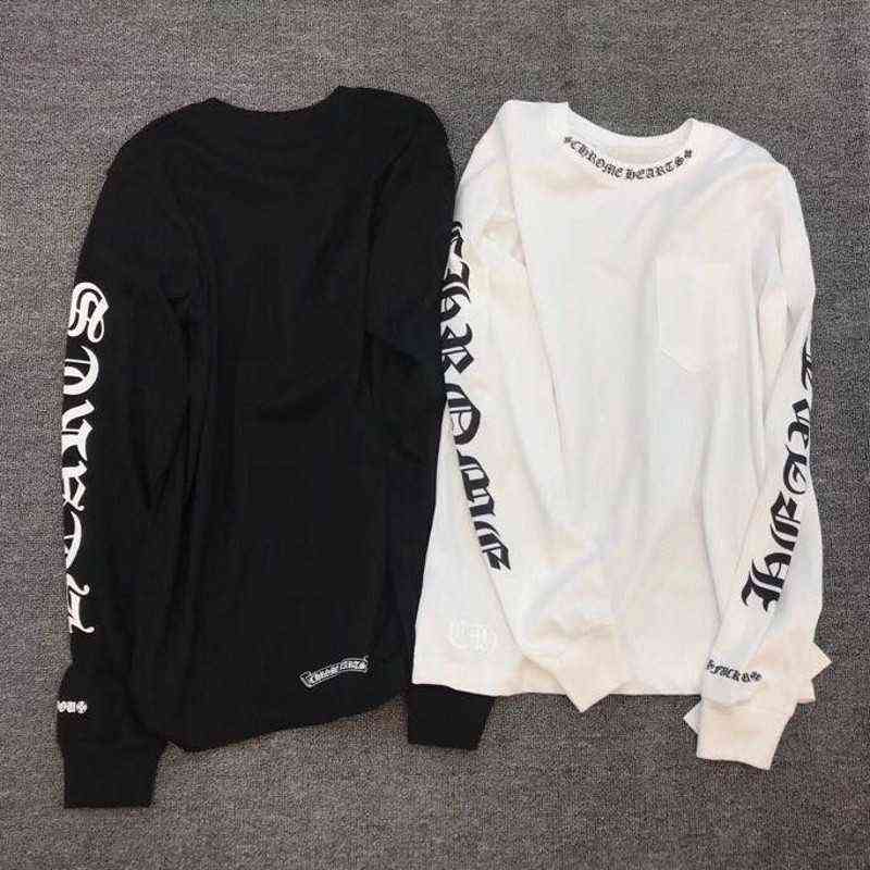 chrx Fashion new neckline Sanskrit arm letter long sleeve t-shirt men' and women' sweater bottom shirt T-shirt, White
chrx Fashion new neckline Sanskrit arm letter long sleeve t-shirt men' and women' sweater bottom shirt T-shirt, White