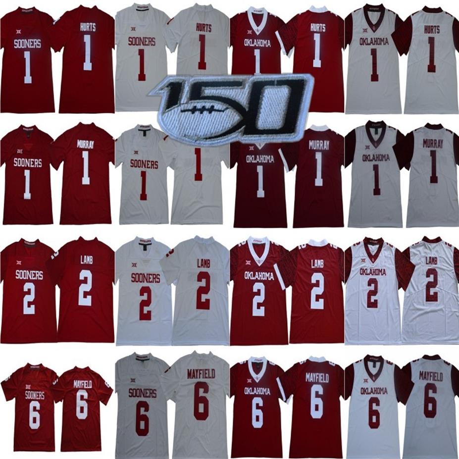 2020 Oklahoma Sooners Jalen Hurts Jersey 2 CeeDee Lamb New #1 Kyler Murray #6 Baker Mayfield Red White Men Youth Kid NCAA 150TH292k, As
2020 Oklahoma Sooners Jalen Hurts Jersey 2 CeeDee Lamb New #1 Kyler Murray #6 Baker Mayfield Red White Men Youth Kid NCAA 150TH292k, As