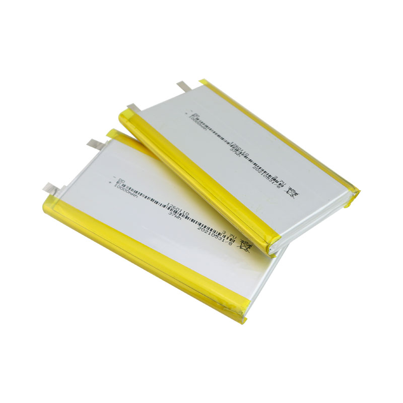 10000mAh Lithium Polymer Battery Size 1260110 Lipo Cell 3.7v for Power Bank