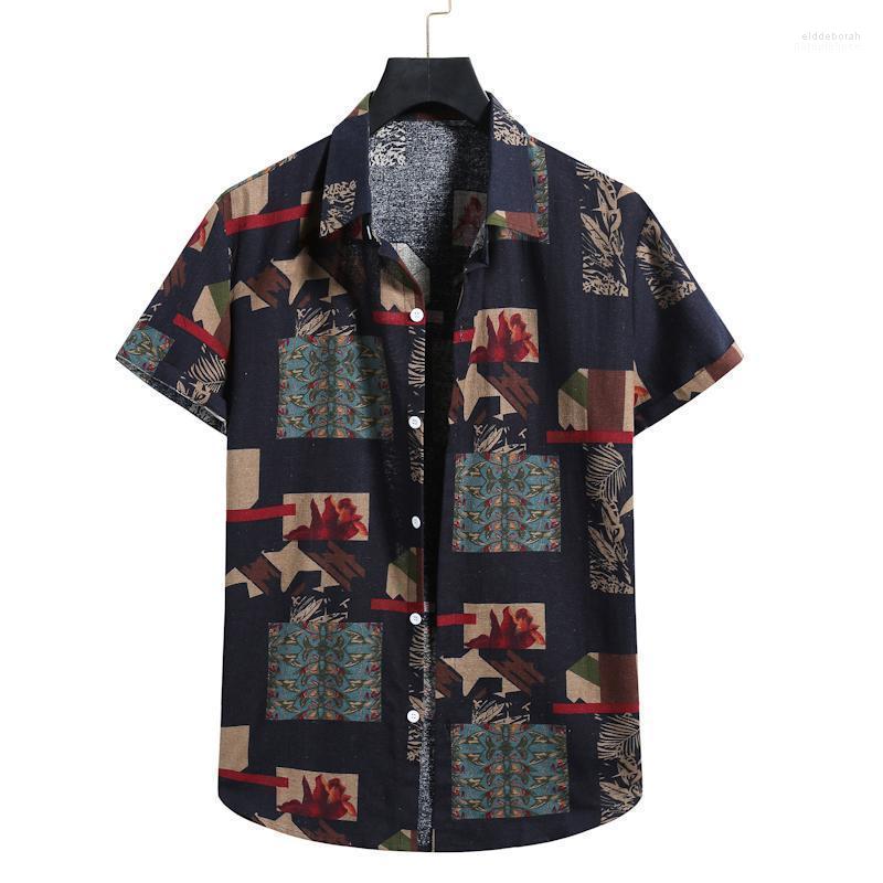 Men' Casual Shirts European Style Stitching Pattern Print Short Sleeved Shirt Men Summer 2022 Quality Cotton Linen Fashion Luxury Chemise H, As picture
Men' Casual Shirts European Style Stitching Pattern Print Short Sleeved Shirt Men Summer 2022 Quality Cotton Linen Fashion Luxury Chemise H, As picture