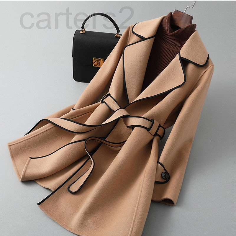 Women's Wool & Blends designer Double sided cashmere wool coat women's middle and long small 2021 new popular lace up Hepburn woolen GAYU, 2# packing bag
Women's Wool & Blends designer Double sided cashmere wool coat women's middle and long small 2021 new popular lace up Hepburn woolen GAYU, 2# packing bag