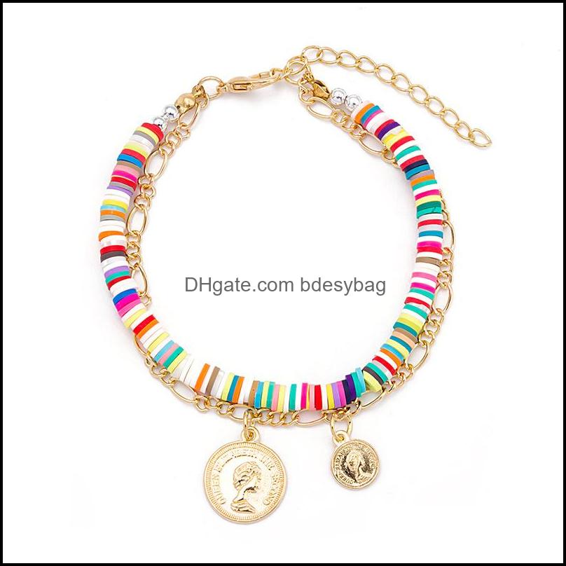 Beaded Strands Bracelets Jewelry Polymer Clay Heishi Beads Evil Eye Pearl Charm Bracelet Summer Beach Drop Delivery 2 Dh7F6
Beaded Strands Bracelets Jewelry Polymer Clay Heishi Beads Evil Eye Pearl Charm Bracelet Summer Beach Drop Delivery 2 Dh7F6