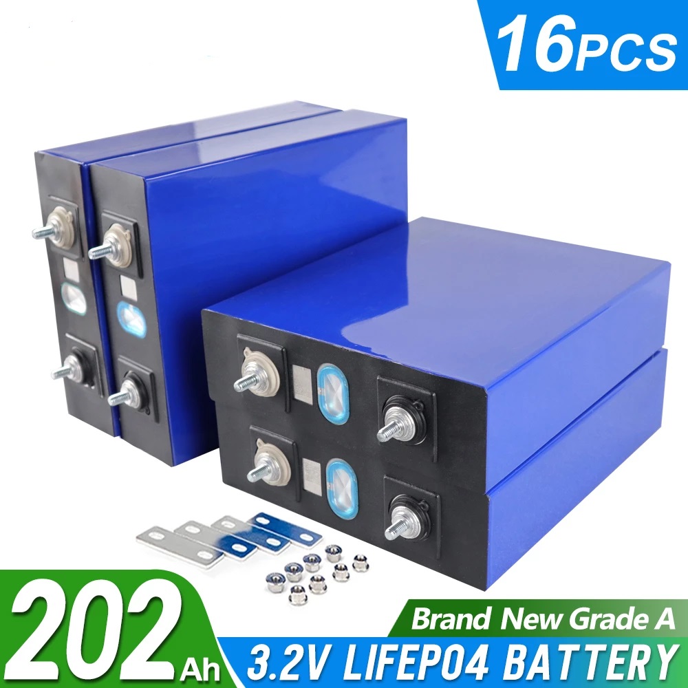 Grade A 3.2V Lifepo4 battery cell 320Ah 310Ah 280Ah 240Ah 202Ah 176Ah High Capacity Batteri BRAND NEW Lifepo4 Batteria Cycle 6000 Times RV With Busbar