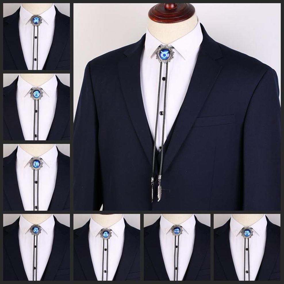 New Vintage Metal Twelve Constellation Bolo Tie Men's Shirt Collar Necklace Bowtie Necktie Luxulry Jewelry Gifts Accessories187l
New Vintage Metal Twelve Constellation Bolo Tie Men's Shirt Collar Necklace Bowtie Necktie Luxulry Jewelry Gifts Accessories187l
