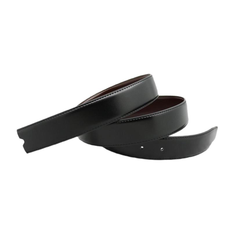 Belts Leather Belt Strap 3.3CM Round Hole No Buckle High Quality Without BuckleBelts, Black
Belts Leather Belt Strap 3.3CM Round Hole No Buckle High Quality Without BuckleBelts, Black