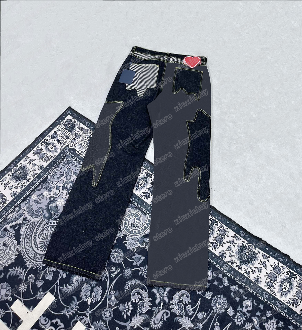 22ss Mens women designer pants denim Jacquard letter Love label Spring summer Men Pant Casual letters Trousers black M-2XL
22ss Mens women designer pants denim Jacquard letter Love label Spring summer Men Pant Casual letters Trousers black M-2XL