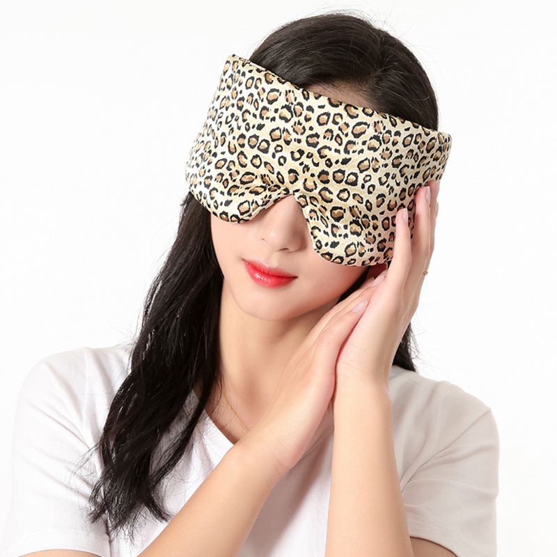 Big Natural silk Eye Mask Eyemask silk Eyes Pouch For travel