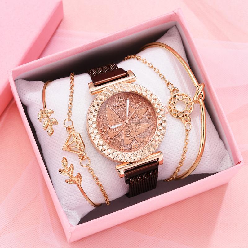 Wristwatches 5 Pieces Of Luxury Fashion Ladies Watches, Rose Gold, Quartz, Sports, Gifts, Xr4594-rr
Wristwatches 5 Pieces Of Luxury Fashion Ladies Watches, Rose Gold, Quartz, Sports, Gifts, Xr4594-rr