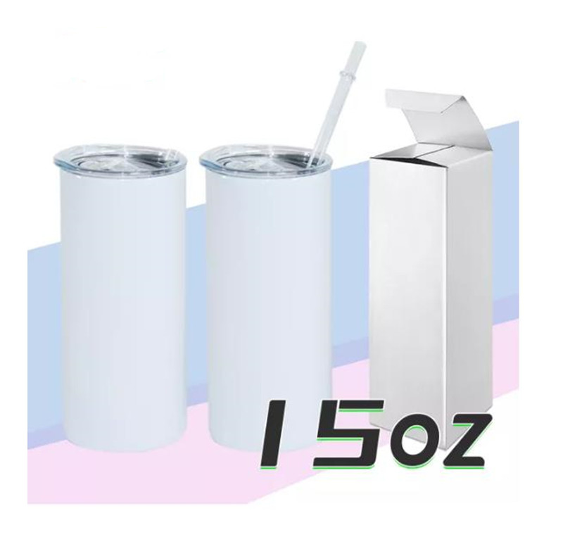US warehouse!!!15oz sublimation straight tumbler DIY blank stainless steel tumblers with lid and straw skinny cup travel water bottle
US warehouse!!!15oz sublimation straight tumbler DIY blank stainless steel tumblers with lid and straw skinny cup travel water bottle