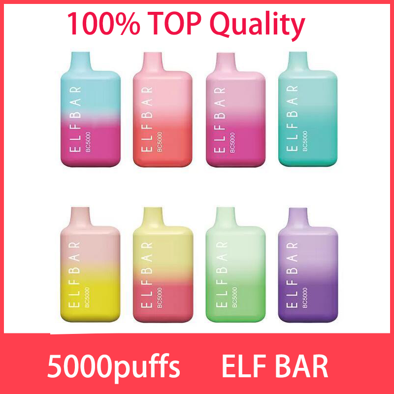 Newest Elf Bar BC 5000Puffs Disposable E cigarette Vape Pen BOX 10ml Prefilled Cartridge Pod Device 650mAh rechargeable Battey Vaporizer elfbar vapes Elux
Newest Elf Bar BC 5000Puffs Disposable E cigarette Vape Pen BOX 10ml Prefilled Cartridge Pod Device 650mAh rechargeable Battey Vaporizer elfbar vapes Elux