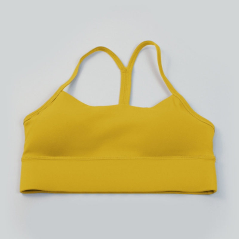 Women's Yoga Bra Flow Y Built-in Chest Pad Bra Yoga Fitness Summer Outdoor Sports Quick Drying Breathable Women Top