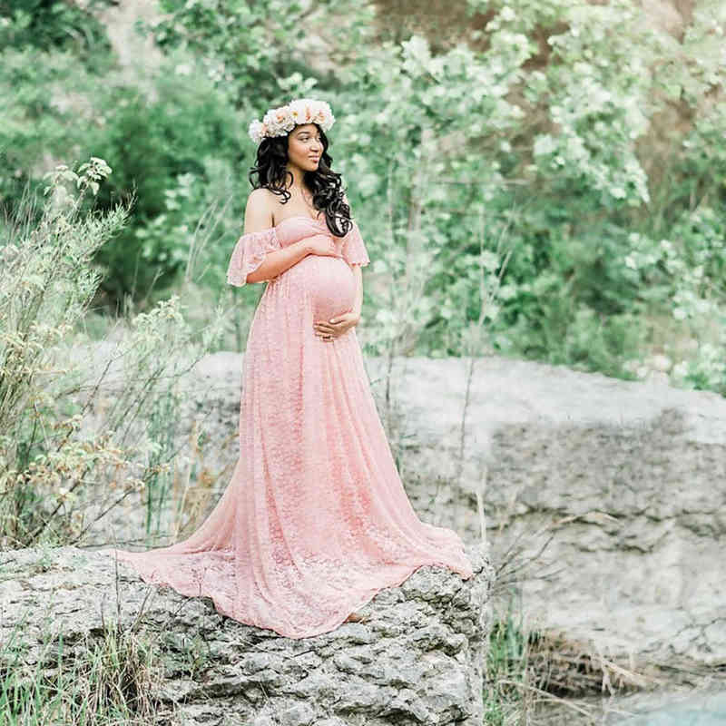 Sexy Strapless Maternity Dress European And American Women's Lace Trailing Short-Sleeved Dress Photography G220418, Burgundy xl
Sexy Strapless Maternity Dress European And American Women's Lace Trailing Short-Sleeved Dress Photography G220418, Burgundy xl
