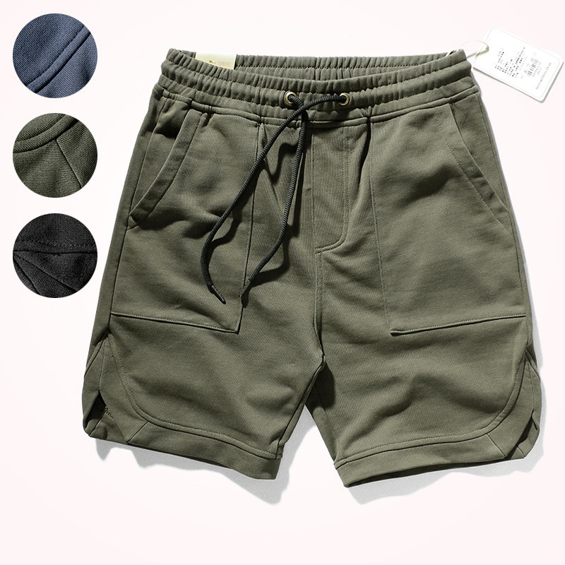Summer Sports Shorts Men's Fashion Capris Pure Cotton Knitted Elastic Waist Drawstring Casual Knee Length Sweatpants, Black
Summer Sports Shorts Men's Fashion Capris Pure Cotton Knitted Elastic Waist Drawstring Casual Knee Length Sweatpants, Black