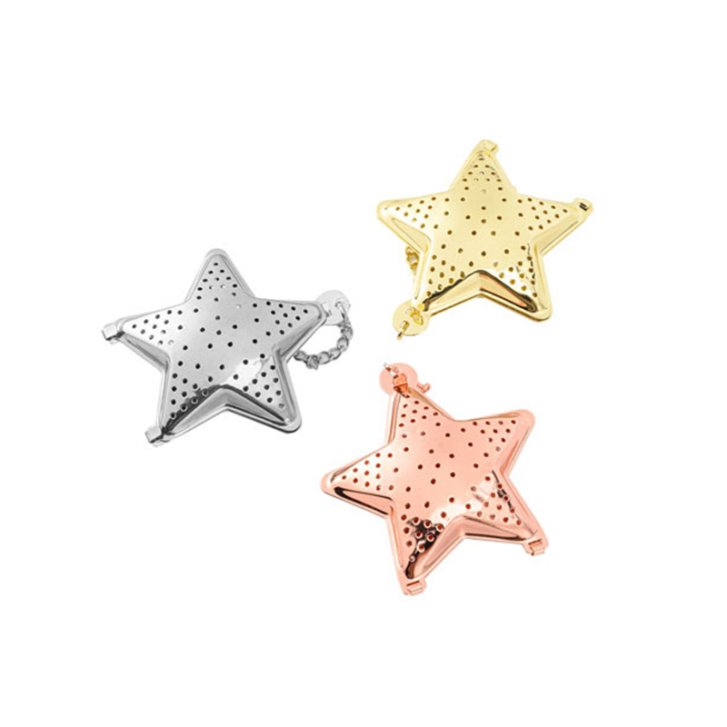 Stainless Steel Ball Infuser Strainer Tools Loose Leaf Tea Filters Seasoning Spices Diffuser Star Shaped Kdjk2204 0723