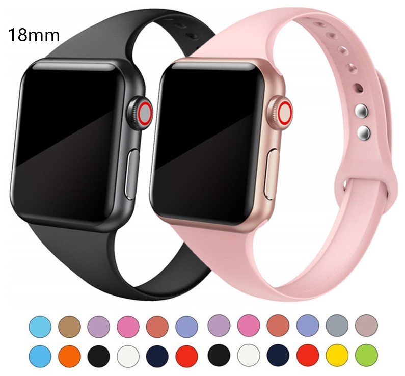 Slim strap for Apple watch band 42mm 44mm 45mmSport Silicone belt correa bracelet iWatch serie 5 4 3 se 6 7 band
Slim strap for Apple watch band 42mm 44mm 45mmSport Silicone belt correa bracelet iWatch serie 5 4 3 se 6 7 band