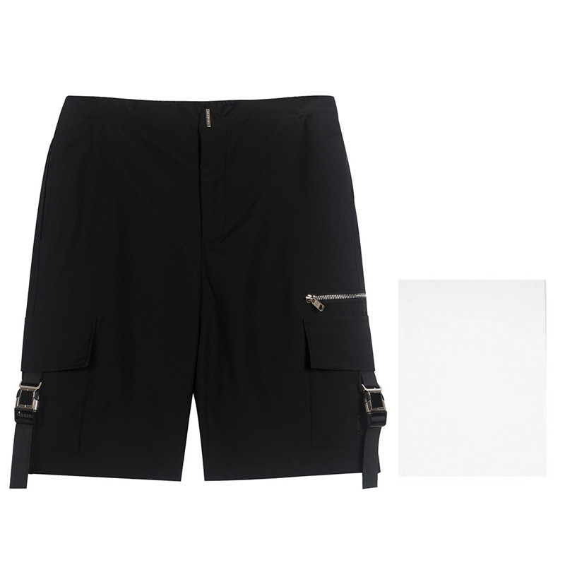 Leisure Lock Buckle Pocket Shorts Elastic Breathable Men Short Pants Pockets Designer Skateboard Shorts With Envelope Bag, Black/with envelope bag
Leisure Lock Buckle Pocket Shorts Elastic Breathable Men Short Pants Pockets Designer Skateboard Shorts With Envelope Bag, Black/with envelope bag