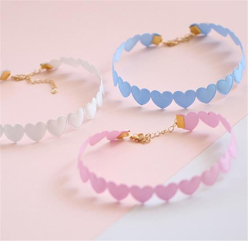 Chokers Japanese Lolita Cute Necklace Girl Heart-shaped Clavicle Cosplay Accessories B595Chokers
Chokers Japanese Lolita Cute Necklace Girl Heart-shaped Clavicle Cosplay Accessories B595Chokers