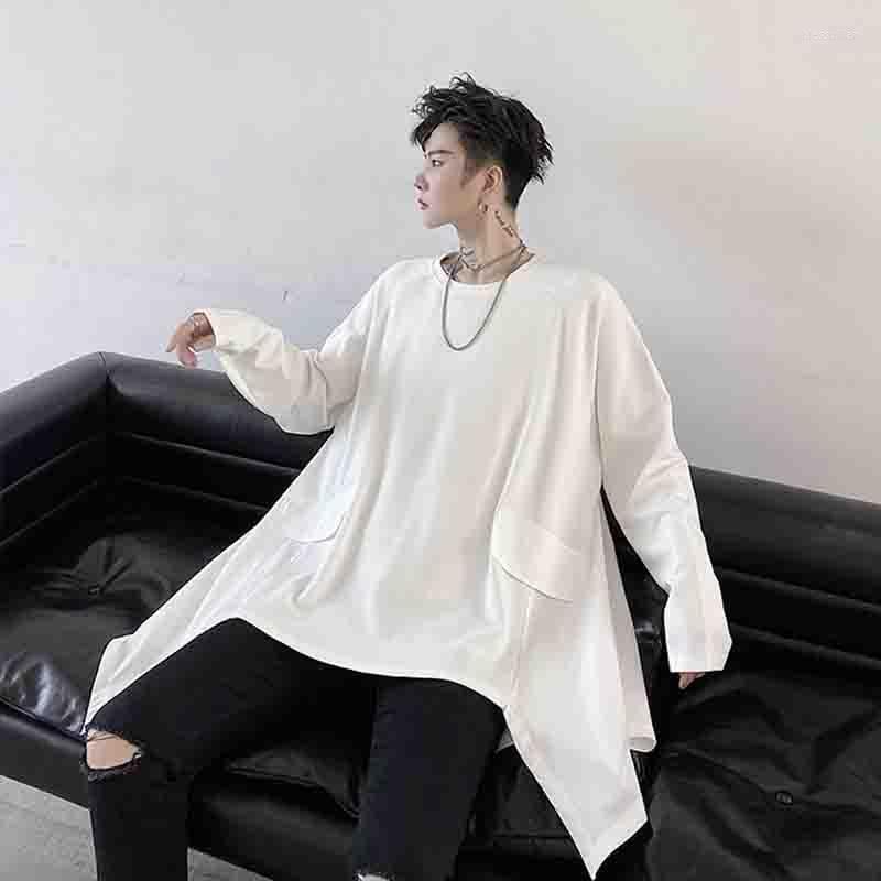 Men' T-Shirts T-shirt Long Sleeve Blouse Men' And Women' Stitching Design Oversize Sense Of Fit Loose Irregular Dark HemMen' Ble, Black
Men' T-Shirts T-shirt Long Sleeve Blouse Men' And Women' Stitching Design Oversize Sense Of Fit Loose Irregular Dark HemMen' Ble, Black