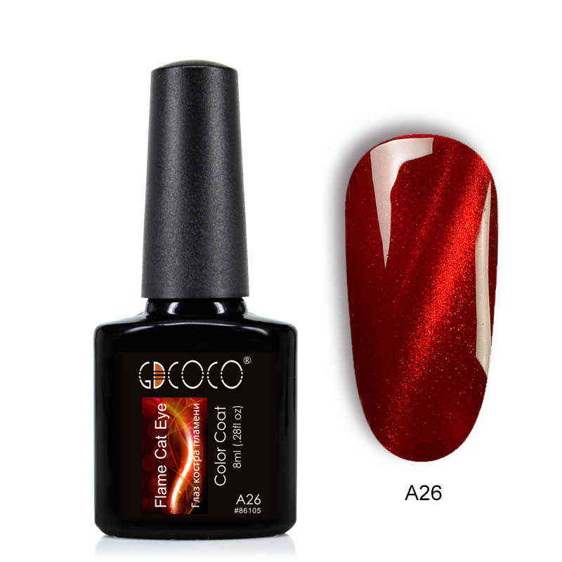 NXY Nail Gel Gdcoco 3d Flame Color Cat Eye Glitter Polish Soak Off Uv Led Magentic Magic Effect Lacquer 0328