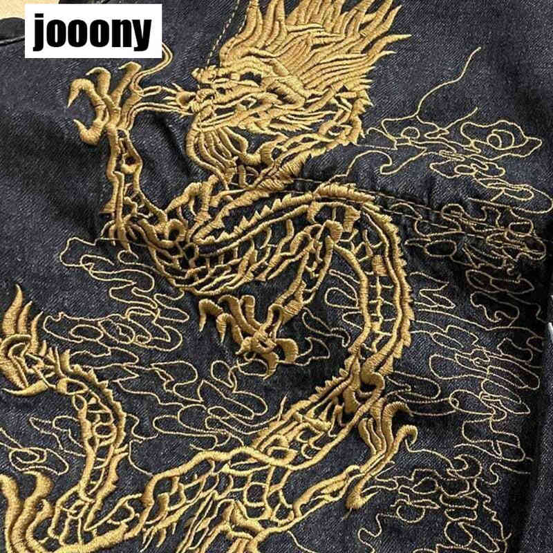 embroidery jean femme baggy denim Jeans for men clothing Man casual pants Men's jeans casual printed trousers mens pantn pant T220803