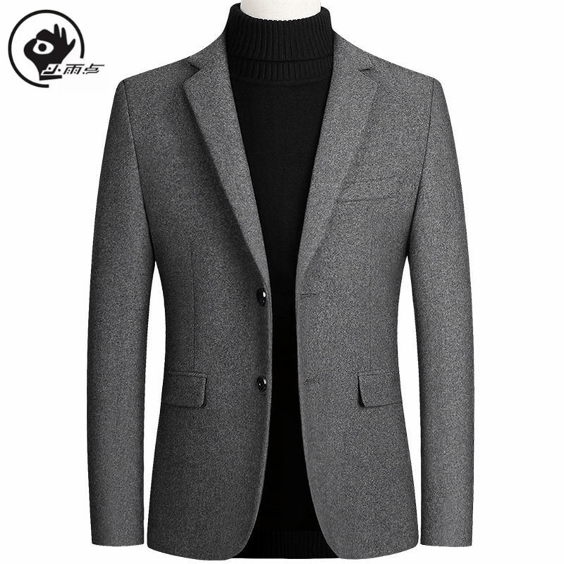 XiaoYudian Solid Blazer British Stylish Male Blazer Suit Jacket Business Casual For Men Regular Woolen coat Brand 201104, Black
XiaoYudian Solid Blazer British Stylish Male Blazer Suit Jacket Business Casual For Men Regular Woolen coat Brand 201104, Black