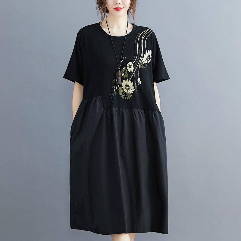 Party Dresses Black Cotton Elegant Vintage Floral Women Casual Loose Long Summer Dress Clothes 2022 Ladies Sundress FT2Party
Party Dresses Black Cotton Elegant Vintage Floral Women Casual Loose Long Summer Dress Clothes 2022 Ladies Sundress FT2Party