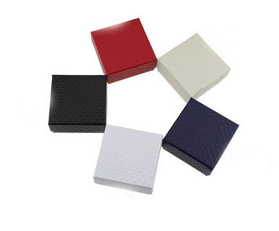 Box Multi 2017 5*5*3CM New Jewelry Colors Rings Earrings/Pendant Box Display Packaging Gifts Box