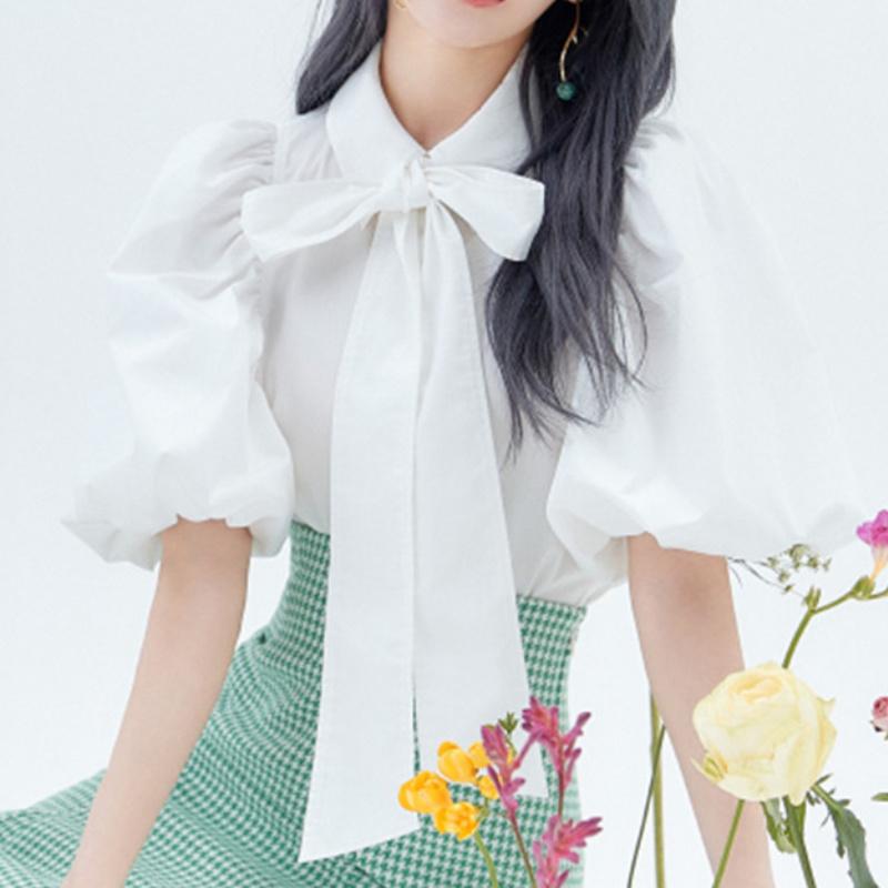 Women's Blouses & Shirts Japanese Drawstring Bow Blouse Women Sweet Chic Detachable Puff Sleeve Tops Summer Elegant Temperament Blusas Mujer, Pink
Women's Blouses & Shirts Japanese Drawstring Bow Blouse Women Sweet Chic Detachable Puff Sleeve Tops Summer Elegant Temperament Blusas Mujer, Pink