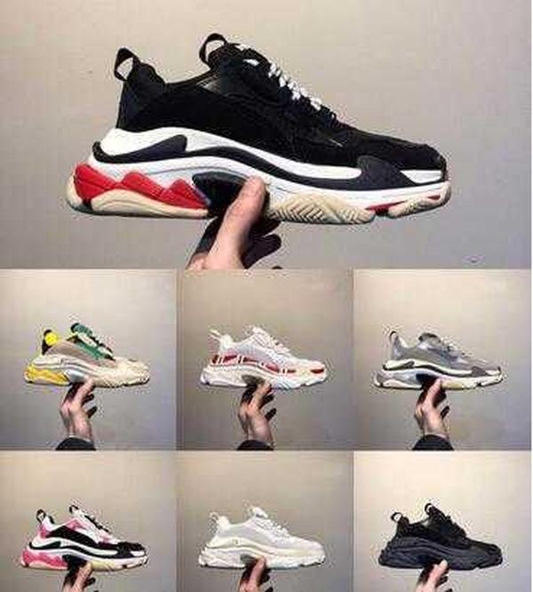 2019 Luxury Platform Ace 17fw Men Women Triple S Gym Red Blue Triple Black Low Old Dad Vintage Casual Shoes Triple -S Sneakers
2019 Luxury Platform Ace 17fw Men Women Triple S Gym Red Blue Triple Black Low Old Dad Vintage Casual Shoes Triple -S Sneakers