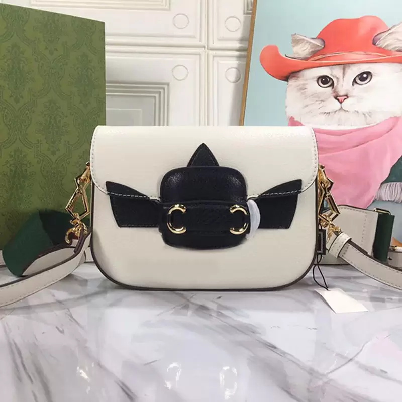 Co-Branded Shoulder Bag Top Quality Horsebit 1955 mini Crossbody Bags Genuine Leather Trefoil Print Green Red Web Handbags, Color 2
Co-Branded Shoulder Bag Top Quality Horsebit 1955 mini Crossbody Bags Genuine Leather Trefoil Print Green Red Web Handbags, Color 2