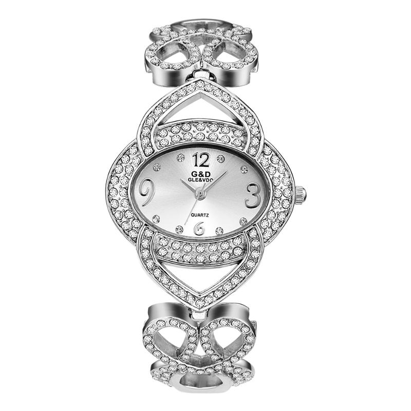 Wristwatches G&D Women's Watches Luxury Diamond Ladies Bracelet Watch Stainless Steel Quartz Wristwatch Clock Gift For WomenWristwat, Silver
Wristwatches G&D Women's Watches Luxury Diamond Ladies Bracelet Watch Stainless Steel Quartz Wristwatch Clock Gift For WomenWristwat, Silver