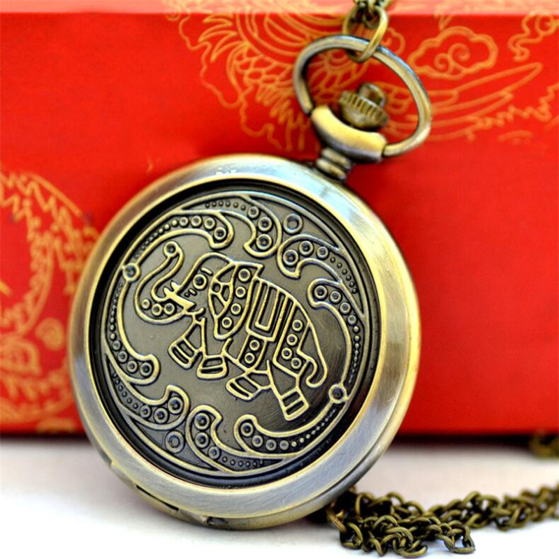 10pcs Fashion retro elephant pocket watch cute elephant manufacturer wholesale large Quartz Watches 9069-1
10pcs Fashion retro elephant pocket watch cute elephant manufacturer wholesale large Quartz Watches 9069-1