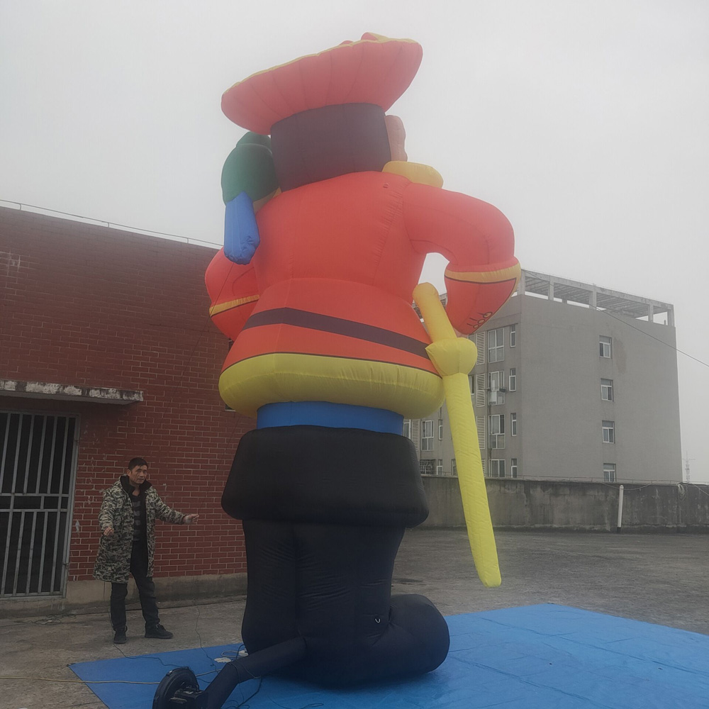 Ocean Event Giant Inflatable Pirate Captain Cartoon Characters For Outdoor Display Kids Party Decoration