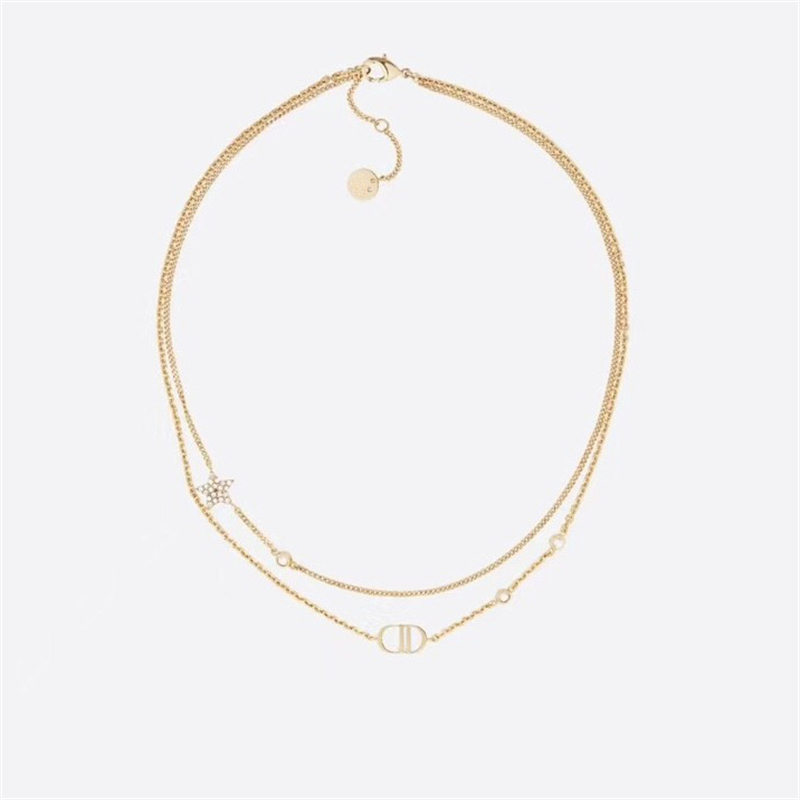 Gold Double Layer Necklace Womens Jewelry Diamond Bezel Set Luxury Necklaces Valentines Day Gift Wedding Accessories
Gold Double Layer Necklace Womens Jewelry Diamond Bezel Set Luxury Necklaces Valentines Day Gift Wedding Accessories