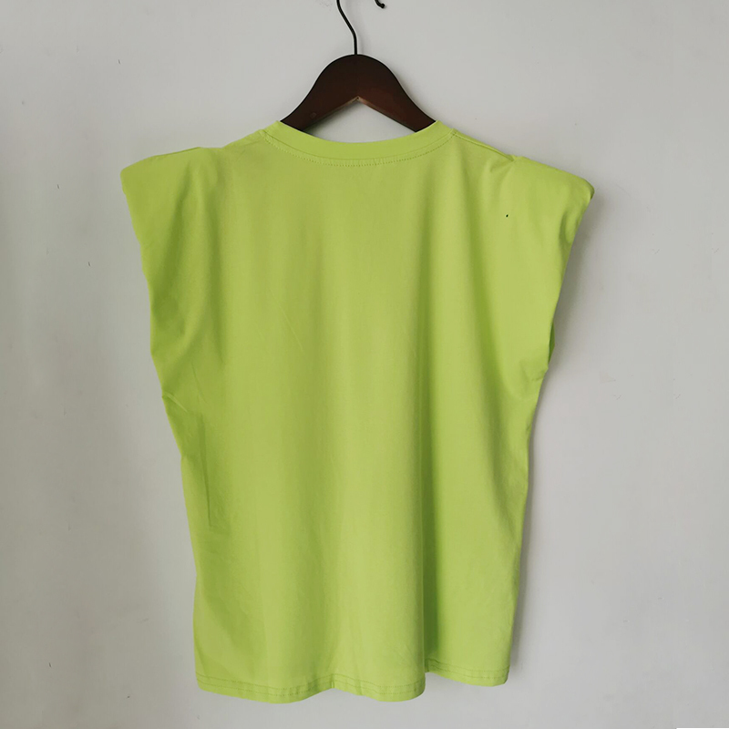 Green Summer White Loose Sleeveless Tops Women Oversized O Neck Casual Basic Sport Vest Tees Female Streetwear Tank Top 220325