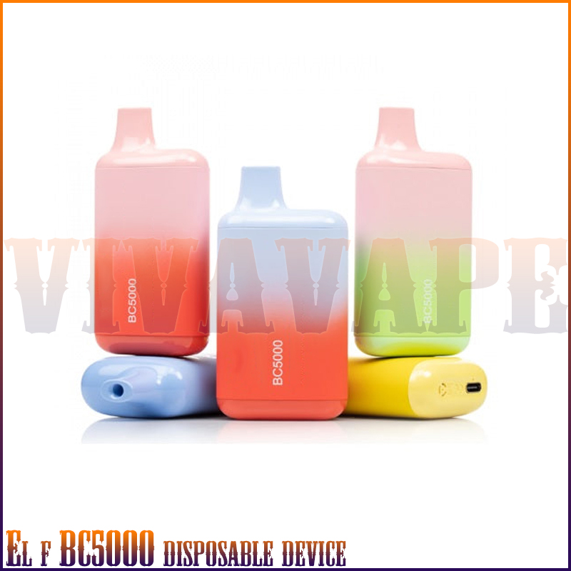 Elf BC5000 5000 Puffs E Cigarette Kit 650mAh Rechargeable Battery Disposable Vape Pod Bar Device 13ml Prefilled Cartridges Bars Vapes, Customize
Elf BC5000 5000 Puffs E Cigarette Kit 650mAh Rechargeable Battery Disposable Vape Pod Bar Device 13ml Prefilled Cartridges Bars Vapes, Customize