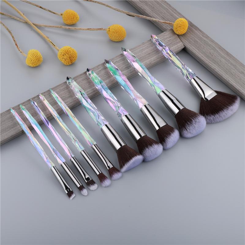 Makeup Brushes 10PCS Crystal Set Loose Powder Blush Contouring Foundation Eye Shadow Concealer Beauty Tools Full SetMakeup
Makeup Brushes 10PCS Crystal Set Loose Powder Blush Contouring Foundation Eye Shadow Concealer Beauty Tools Full SetMakeup