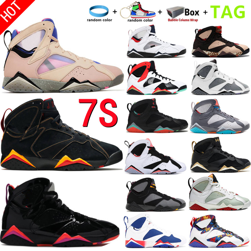 New 7S Men Women Basketball Shoes Sapphire 7 VII Flint University Blue Hare Raptor VII 7 Bordeaux Paname Citrus Shimmer Greater China Sweater Unisex Trainer Sneaker, Box
New 7S Men Women Basketball Shoes Sapphire 7 VII Flint University Blue Hare Raptor VII 7 Bordeaux Paname Citrus Shimmer Greater China Sweater Unisex Trainer Sneaker, Box