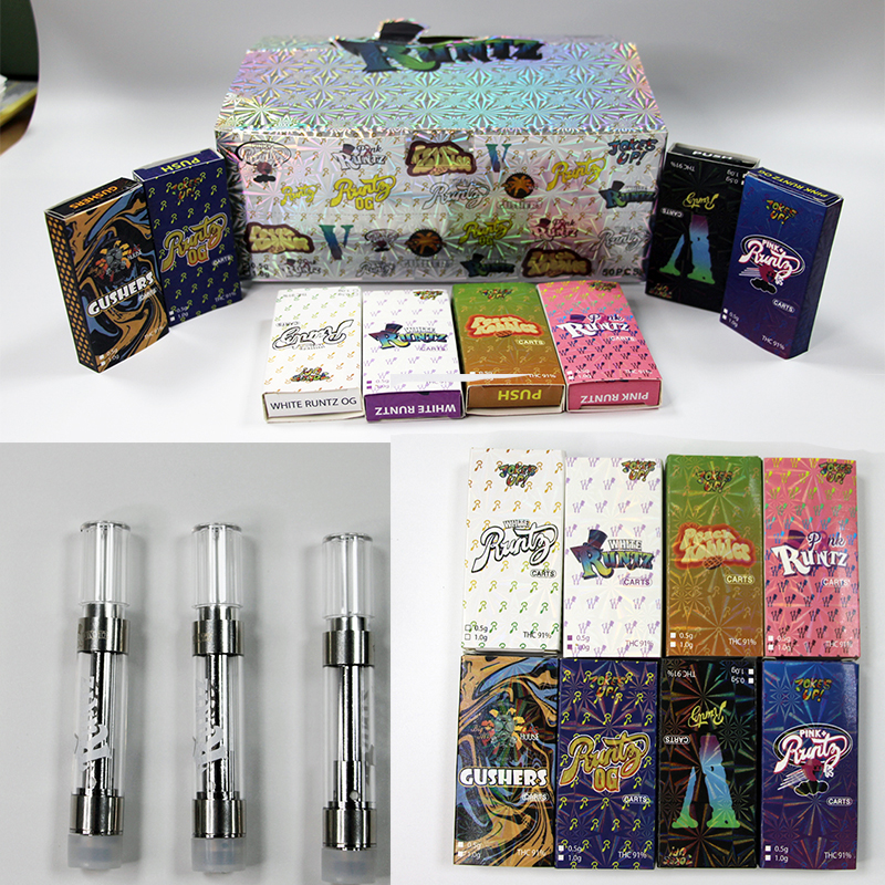 Runtz Cartridge 510 Ceramic Atomizer Press on Tip Empty Disposable Vape Pen 0.8ml 1.0ml Thick Oil cartridge Packaging Customize Available
Runtz Cartridge 510 Ceramic Atomizer Press on Tip Empty Disposable Vape Pen 0.8ml 1.0ml Thick Oil cartridge Packaging Customize Available