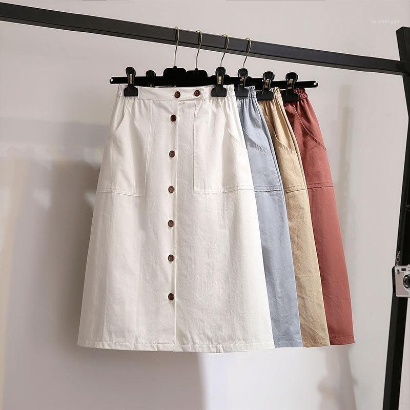 Skirts Fashion A-Line Single-Breasted Skirt 2022 Women Summer Casual High Waist, White
Skirts Fashion A-Line Single-Breasted Skirt 2022 Women Summer Casual High Waist, White