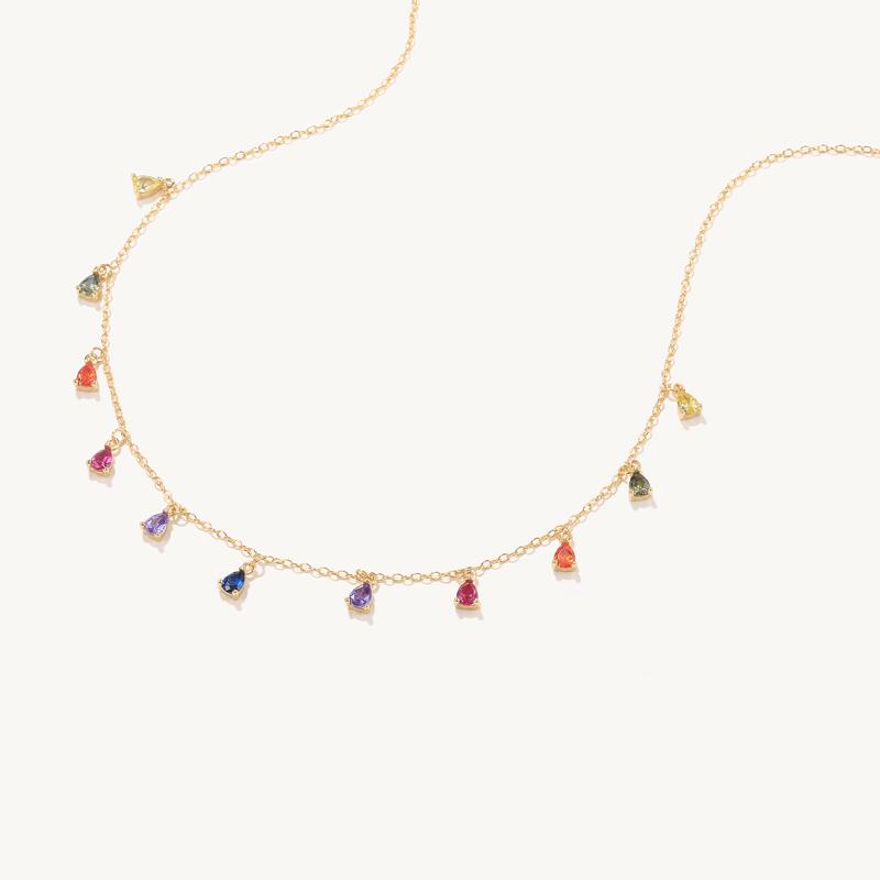 Other Aide 925 Sterling Silver Bohemian Colorful Crystal Stone Choker Necklace For Women Gold Chain Charm Handmade Jewelry CollarsOther
Other Aide 925 Sterling Silver Bohemian Colorful Crystal Stone Choker Necklace For Women Gold Chain Charm Handmade Jewelry CollarsOther