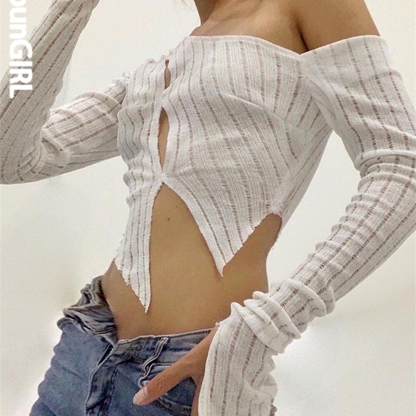 HEYounGIRL Irregular Off Shoulder Sexy Crop Top T Shirt Women Solid Hollow Out Long Sleeve Basic T shirt Ladies Korean Autumn 220407, Green
HEYounGIRL Irregular Off Shoulder Sexy Crop Top T Shirt Women Solid Hollow Out Long Sleeve Basic T shirt Ladies Korean Autumn 220407, Green