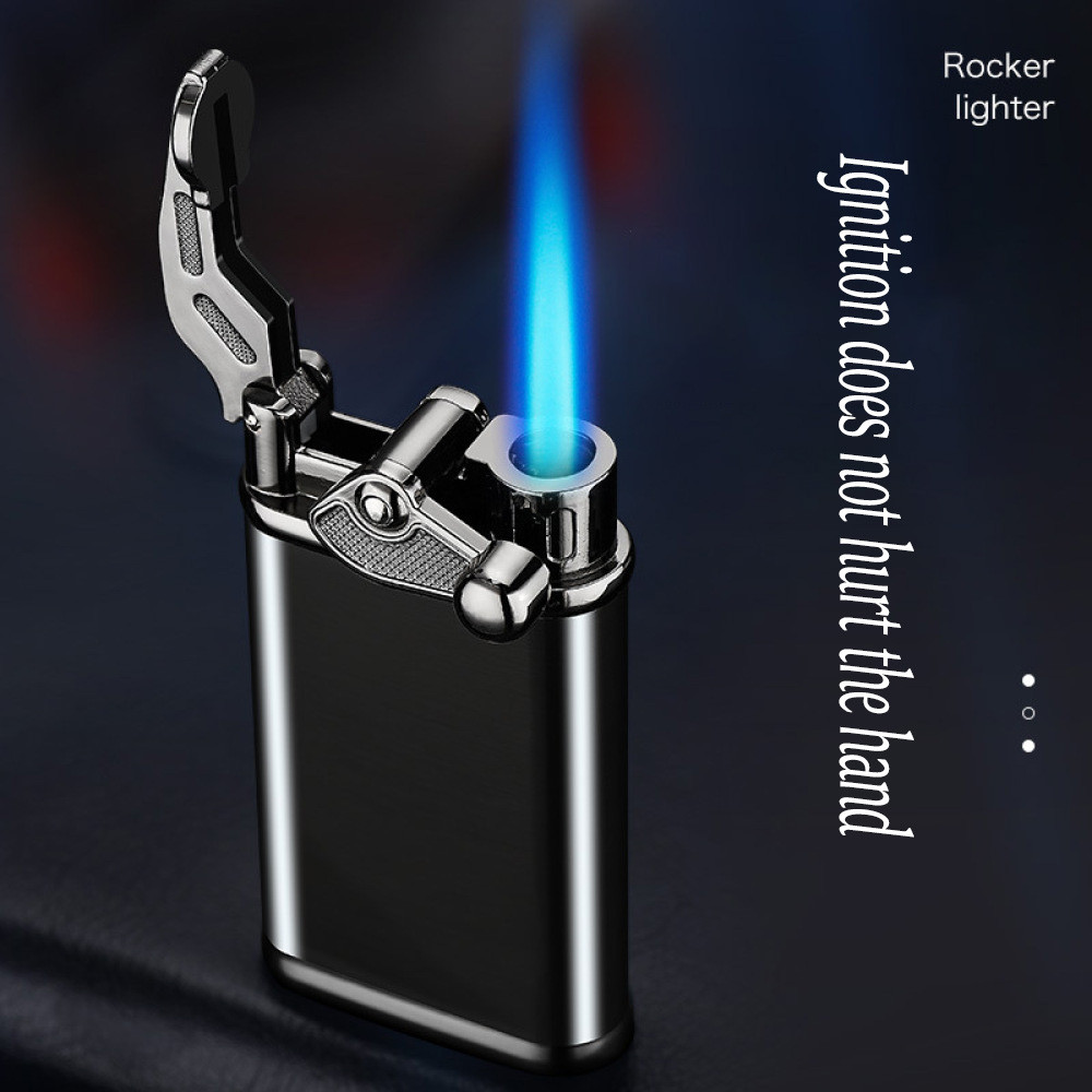Portable Unusual Torch Lighters Open Flame Grinding Wheel Lighter Windproof Cigar Butane Gas Lighter
Portable Unusual Torch Lighters Open Flame Grinding Wheel Lighter Windproof Cigar Butane Gas Lighter